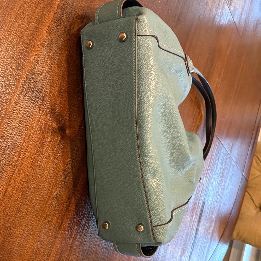 Coach Green Leather Hobo Bag - Picture 6 of 7
